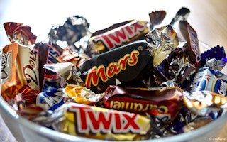 Different brands of Mars chocolate