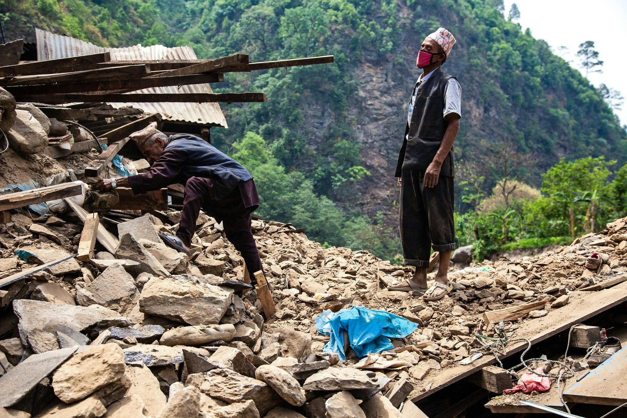 Rubble_Natural_Disaster_Nepal