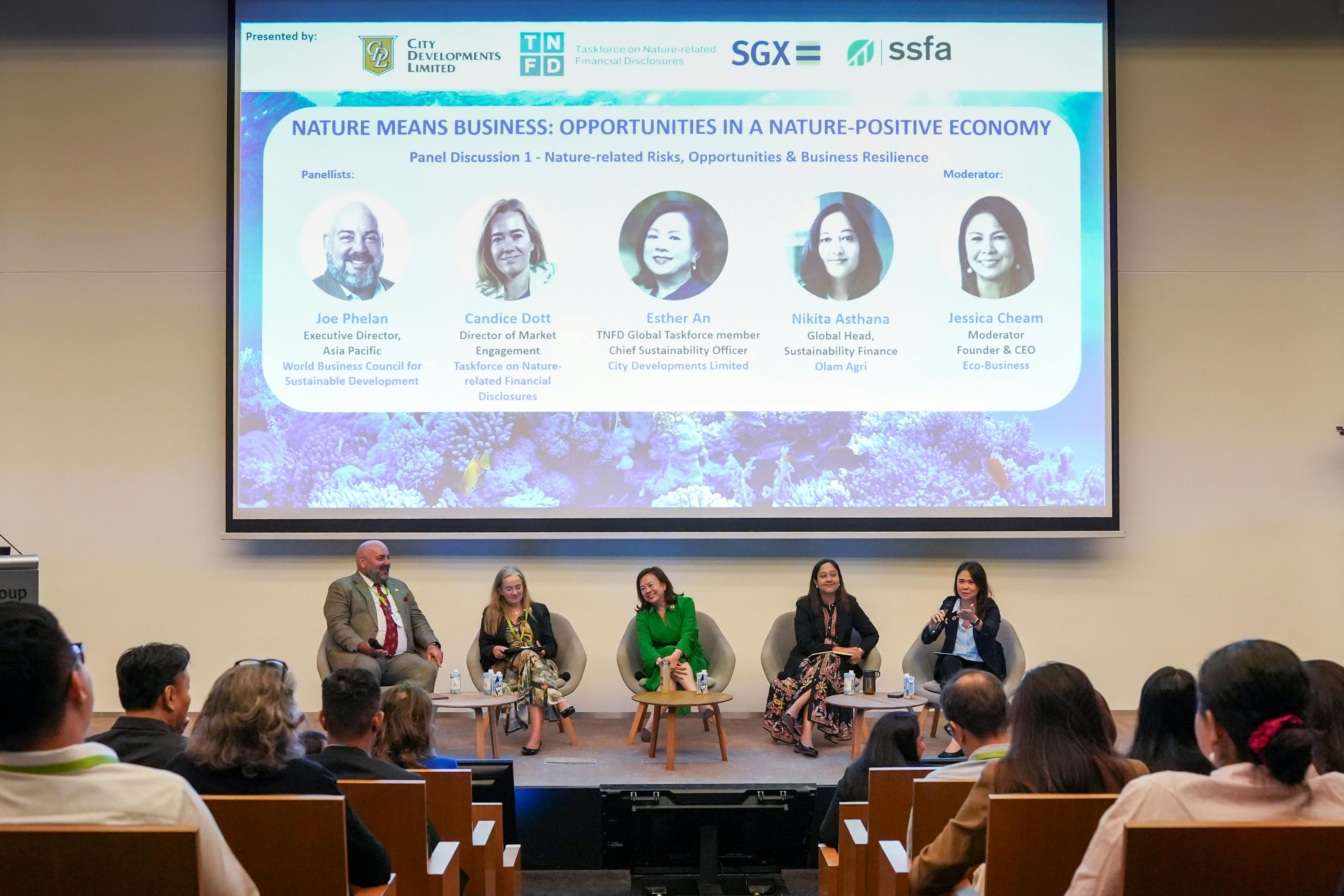 TNFD panel at SGX Centre on 18 May 2026