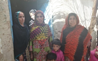 Women from the village of Mitho Goth in Pakistan. Image: Fariha Fatima/Eco-Business
