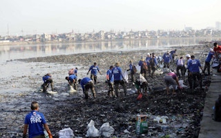manila bay coastal clean up