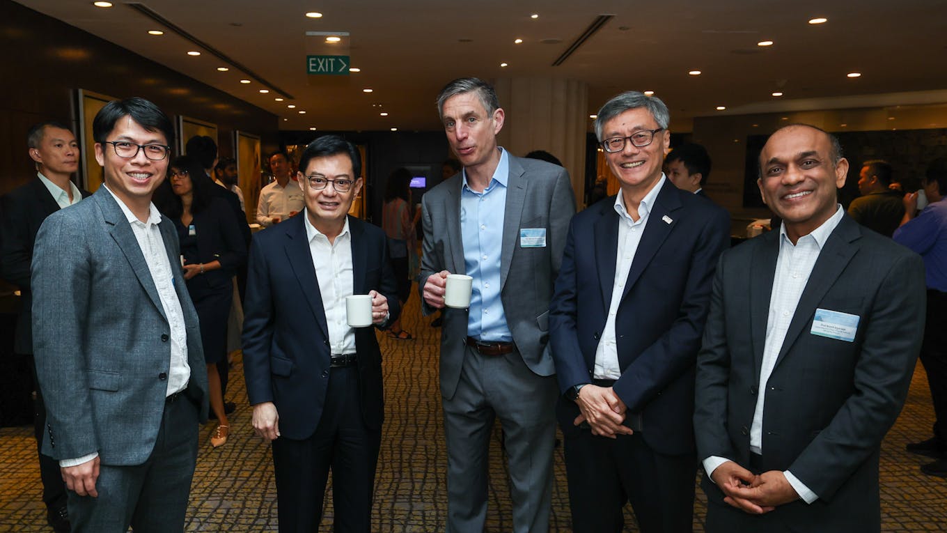 Prof Michael Greenstone with Heng Swee Keat