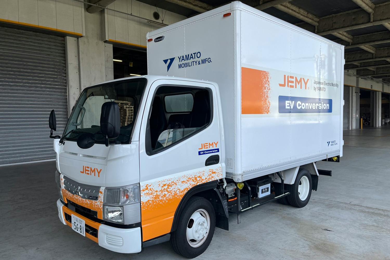 Yamato Mobility's EV-converted truck, JEMY