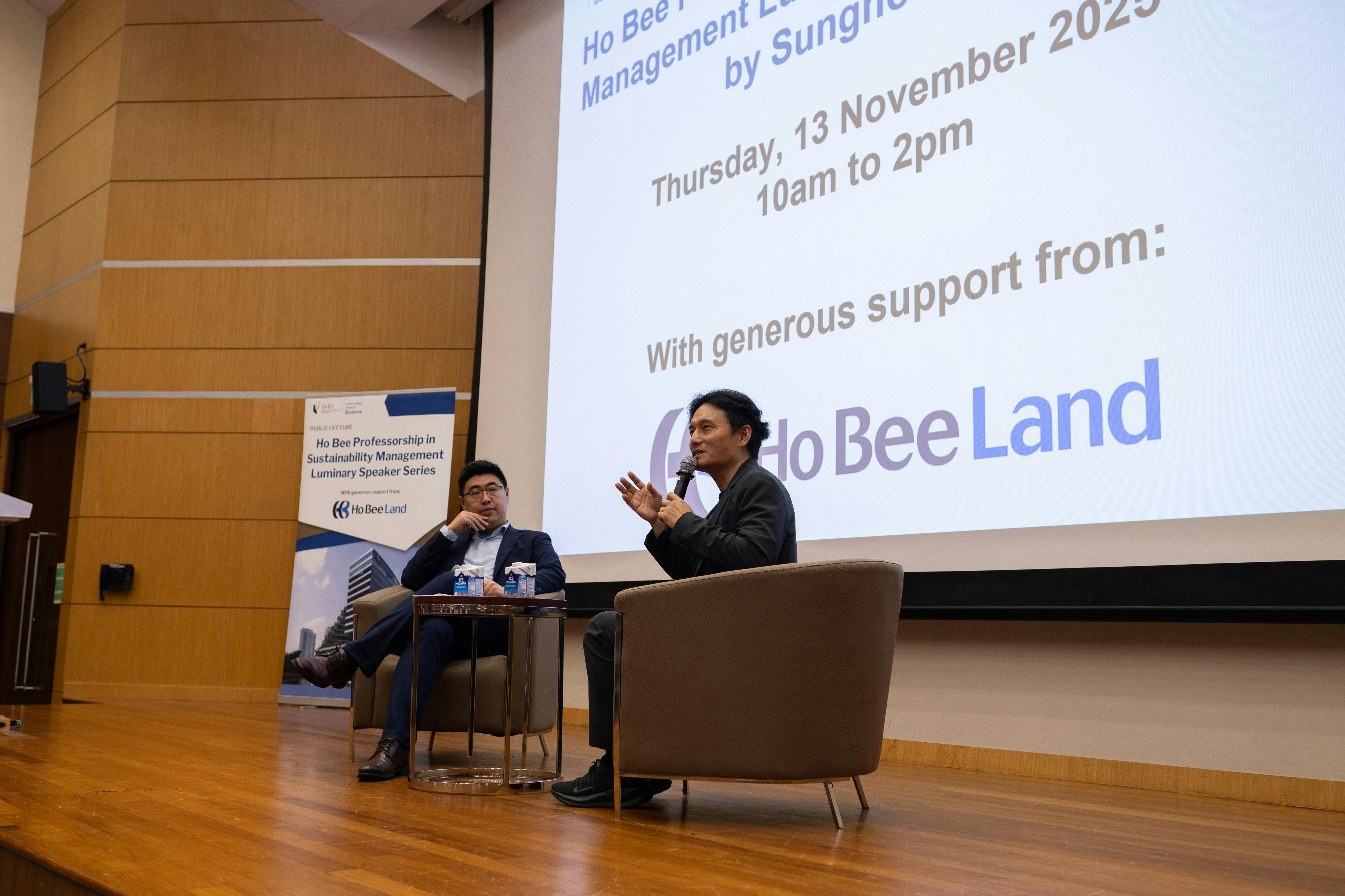 Sungho Park and Hao Liang at SMU