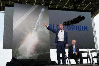 Jeff Bezos, founder and CEO of Blue Origin