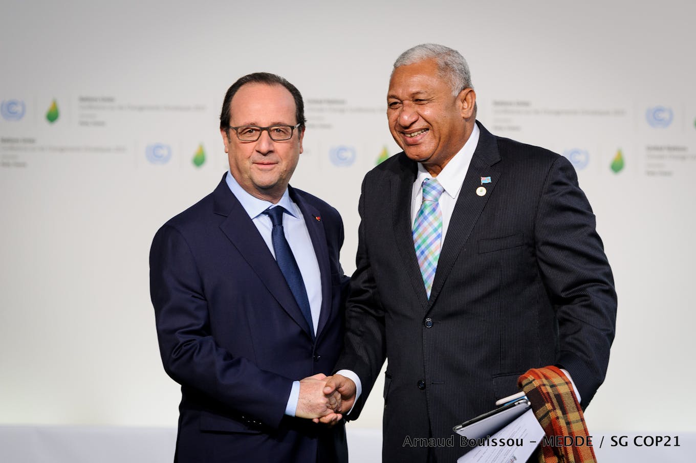 frank bainimarama at COP 21