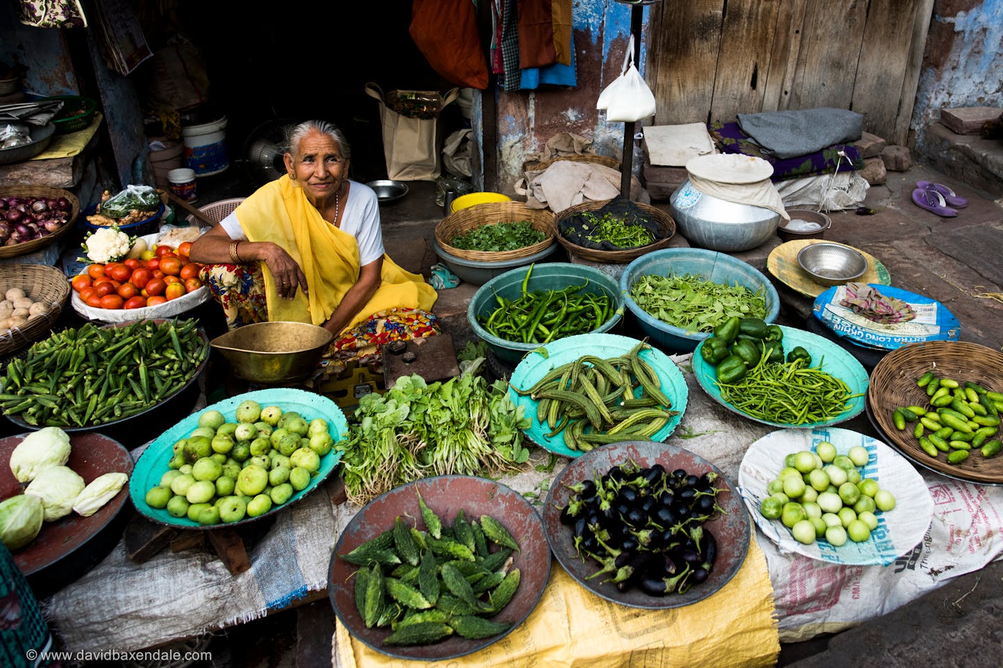 Market lady India