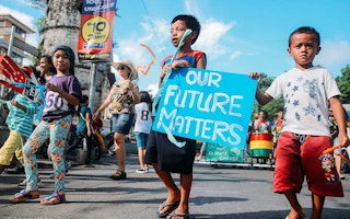 children climate march philippines