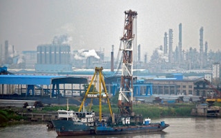 Coastal ports in China transport coal