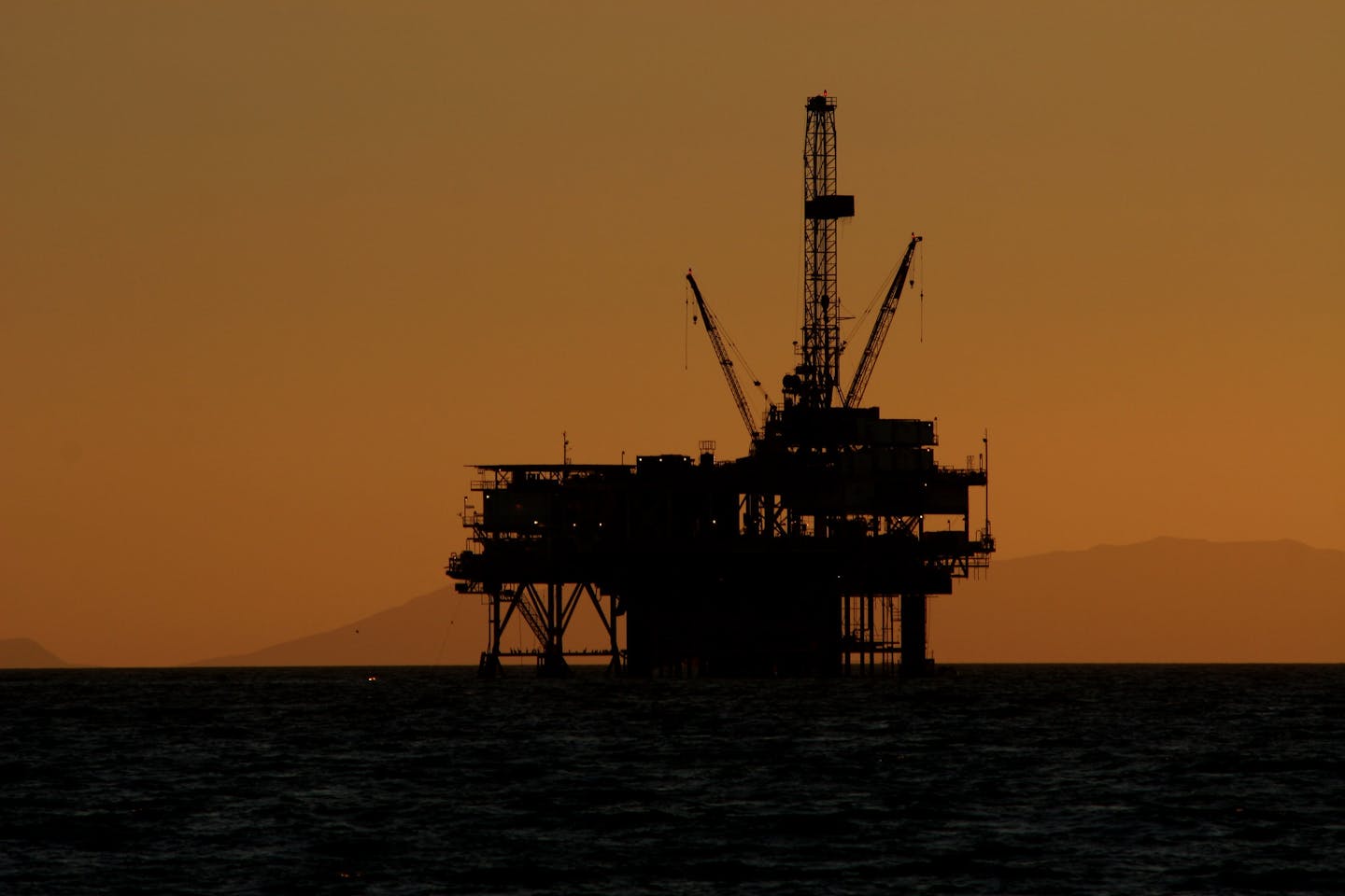 Oil rig, Gulf of Mexico