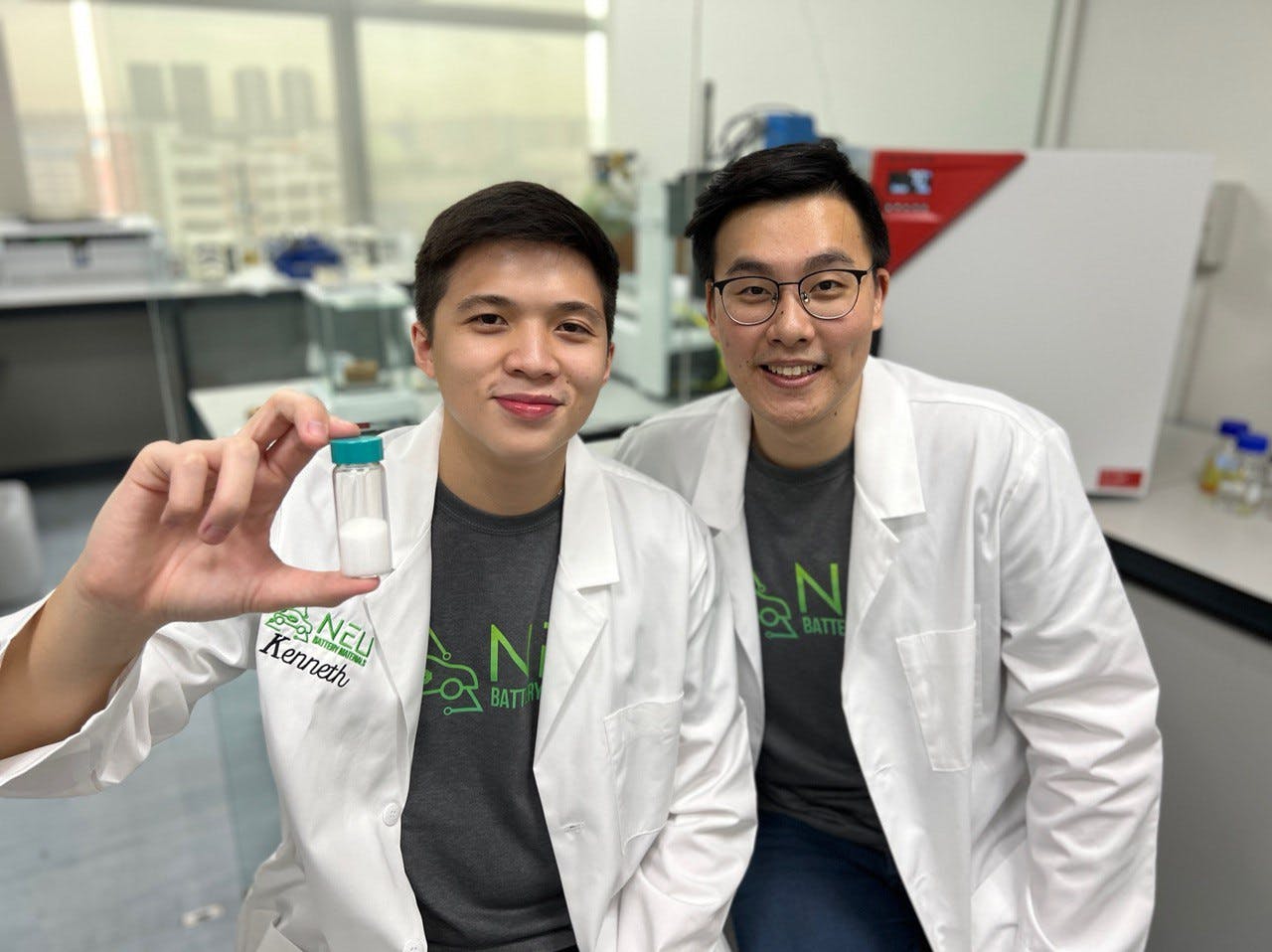 NEU Battery Materials founders Kenneth Palmer and Bryan Oh