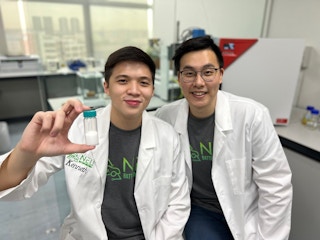 NEU Battery Materials founders Kenneth Palmer and Bryan Oh