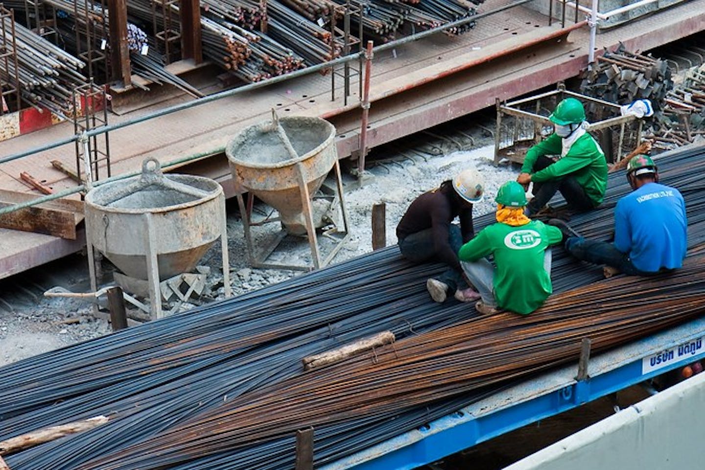 Construction workers Thailand