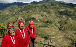 Igorot people in Banaue, Philippines