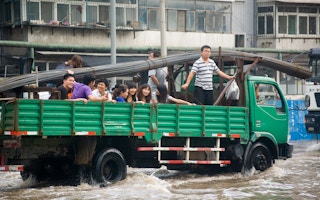 Truck_Flood_China