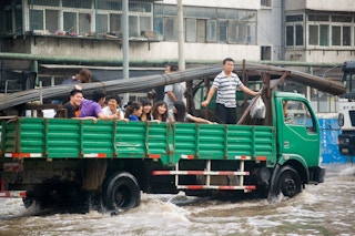 Truck_Flood_China