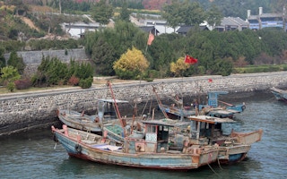 Old fishing boats China