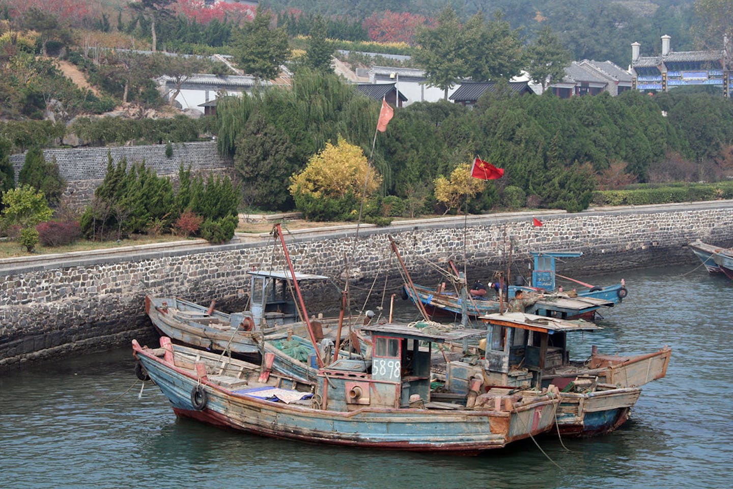 Old fishing boats China