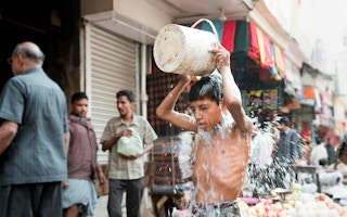 hot day india