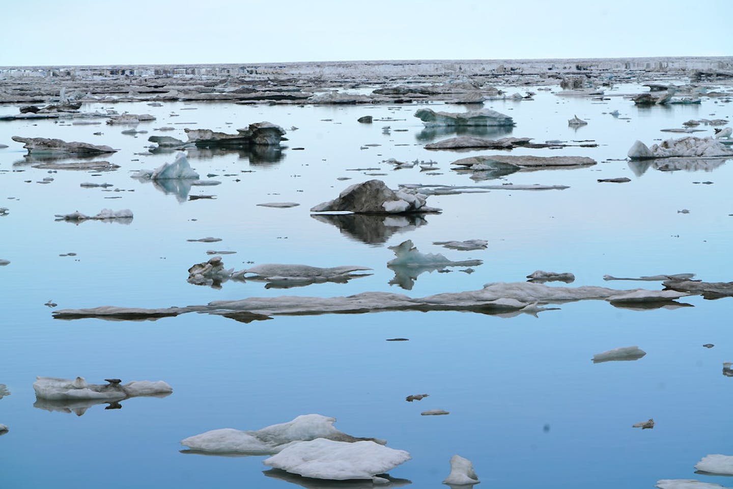 Ice cores in the Beaufort Sea of the Arctic Ocean