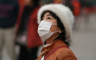 Smog_Woman_China
