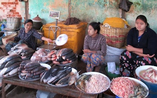 fish market myanmar
