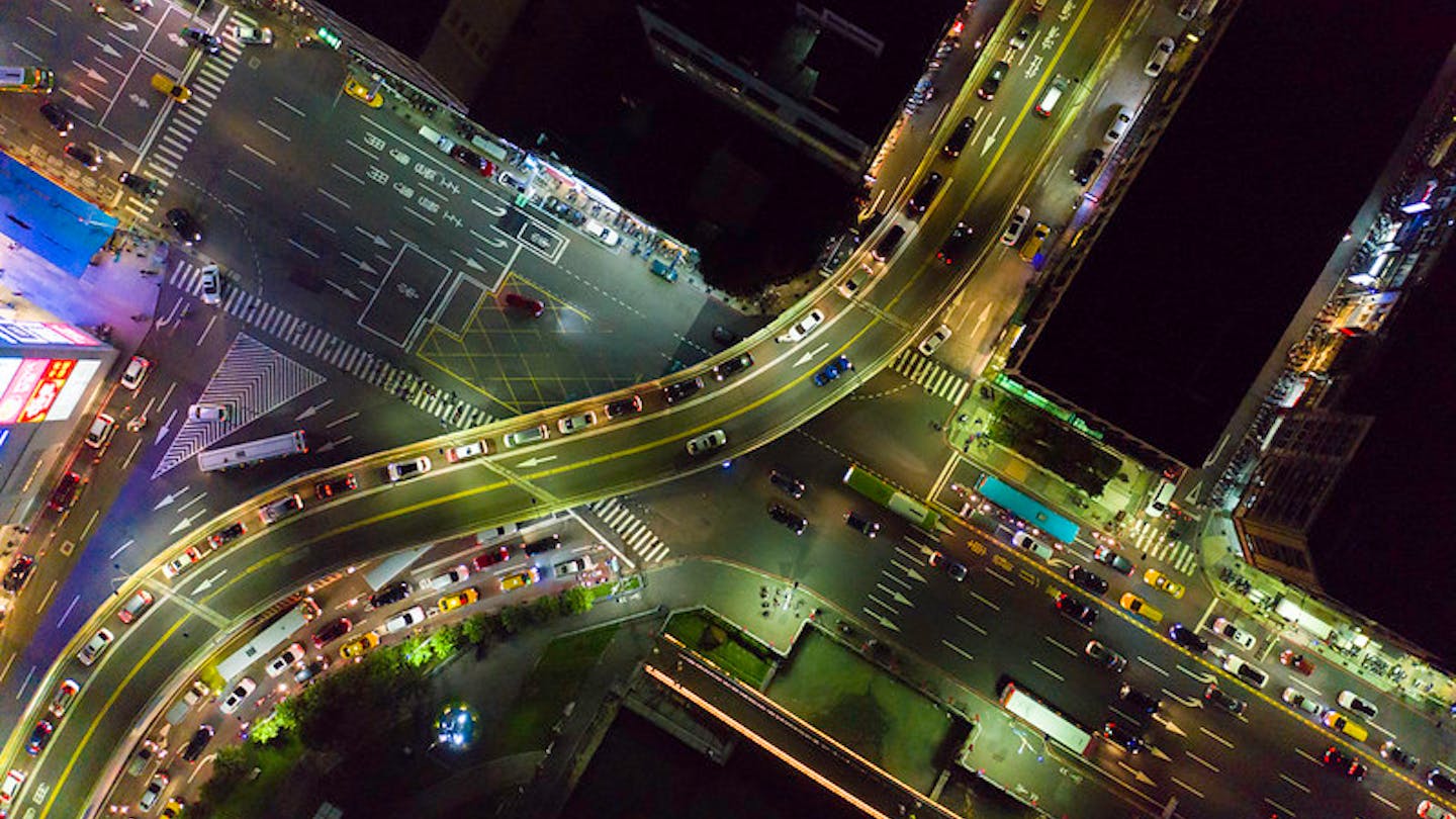 Traffic in Keelung, Taiwan