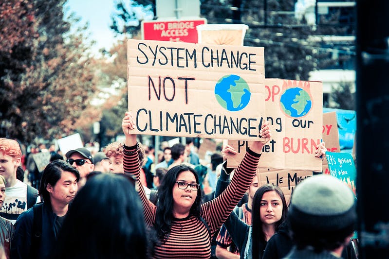 System change not climate change
