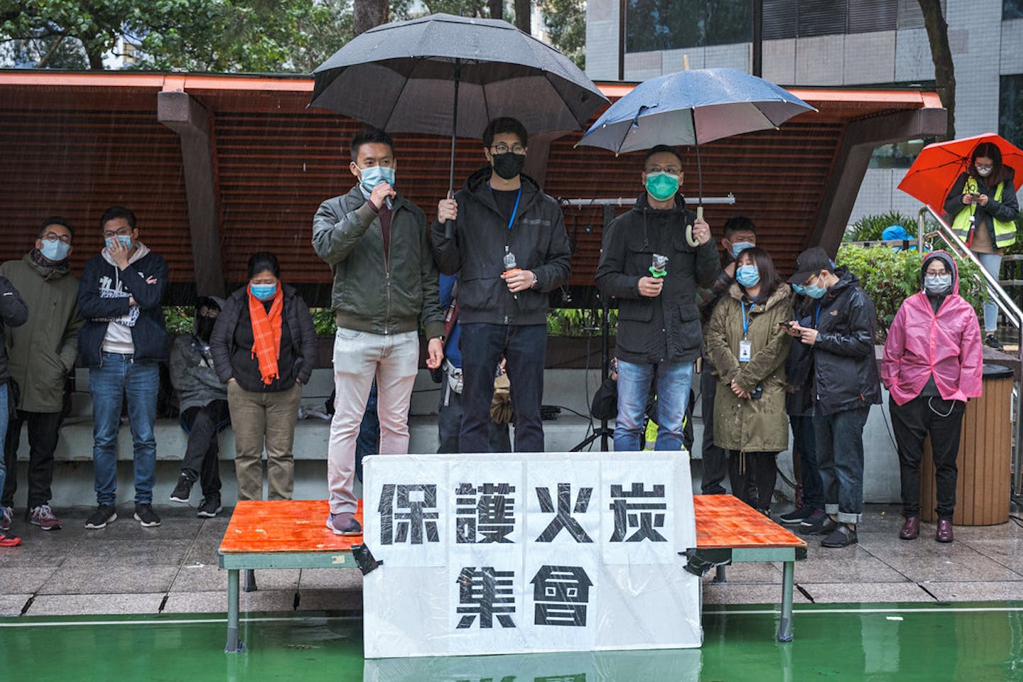 coronavirus protesters hong kong
