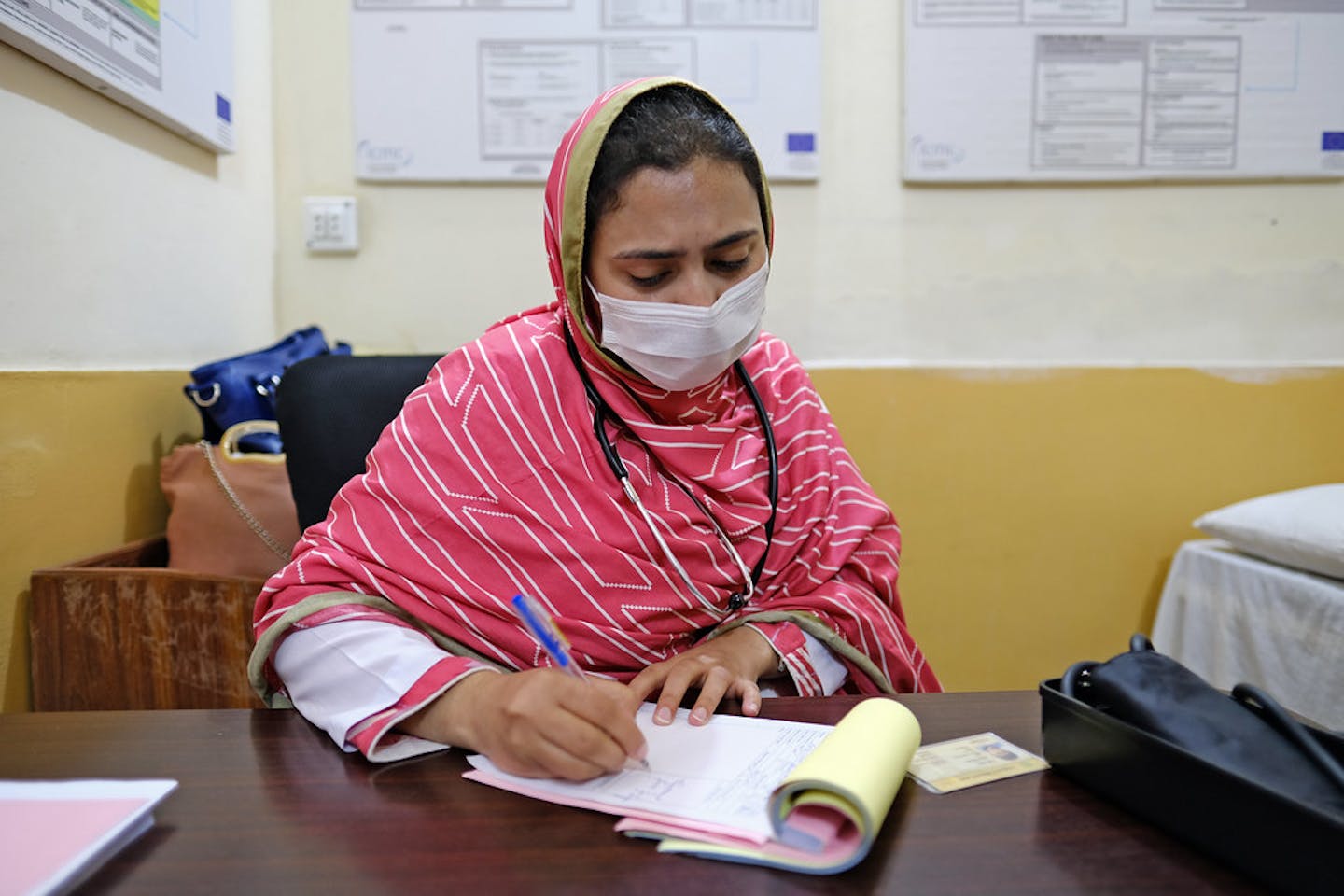 woman doctor in health centre in pakistan