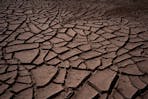 Cracked earth; climate crisis