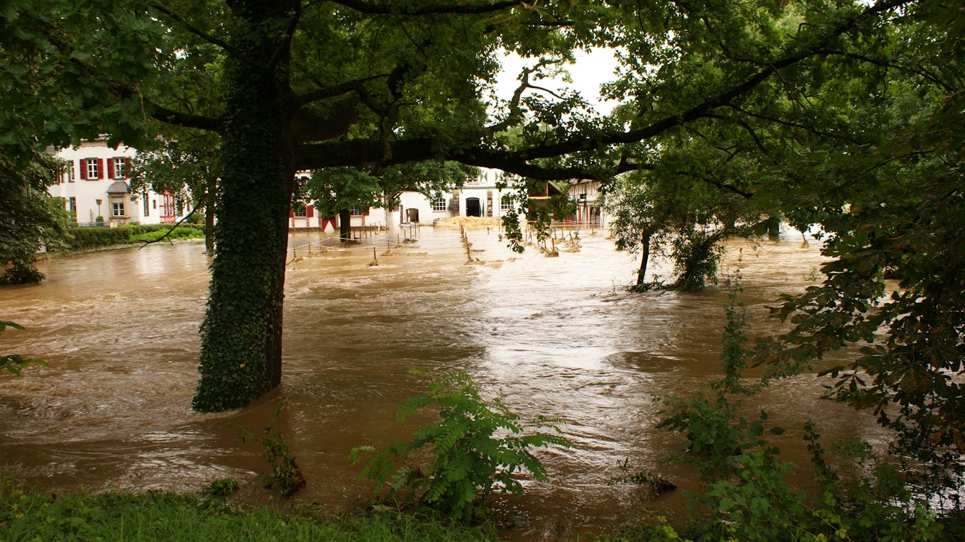Flooding in Miesenheim, Germany