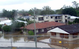 Flooding in Brisbane Australia