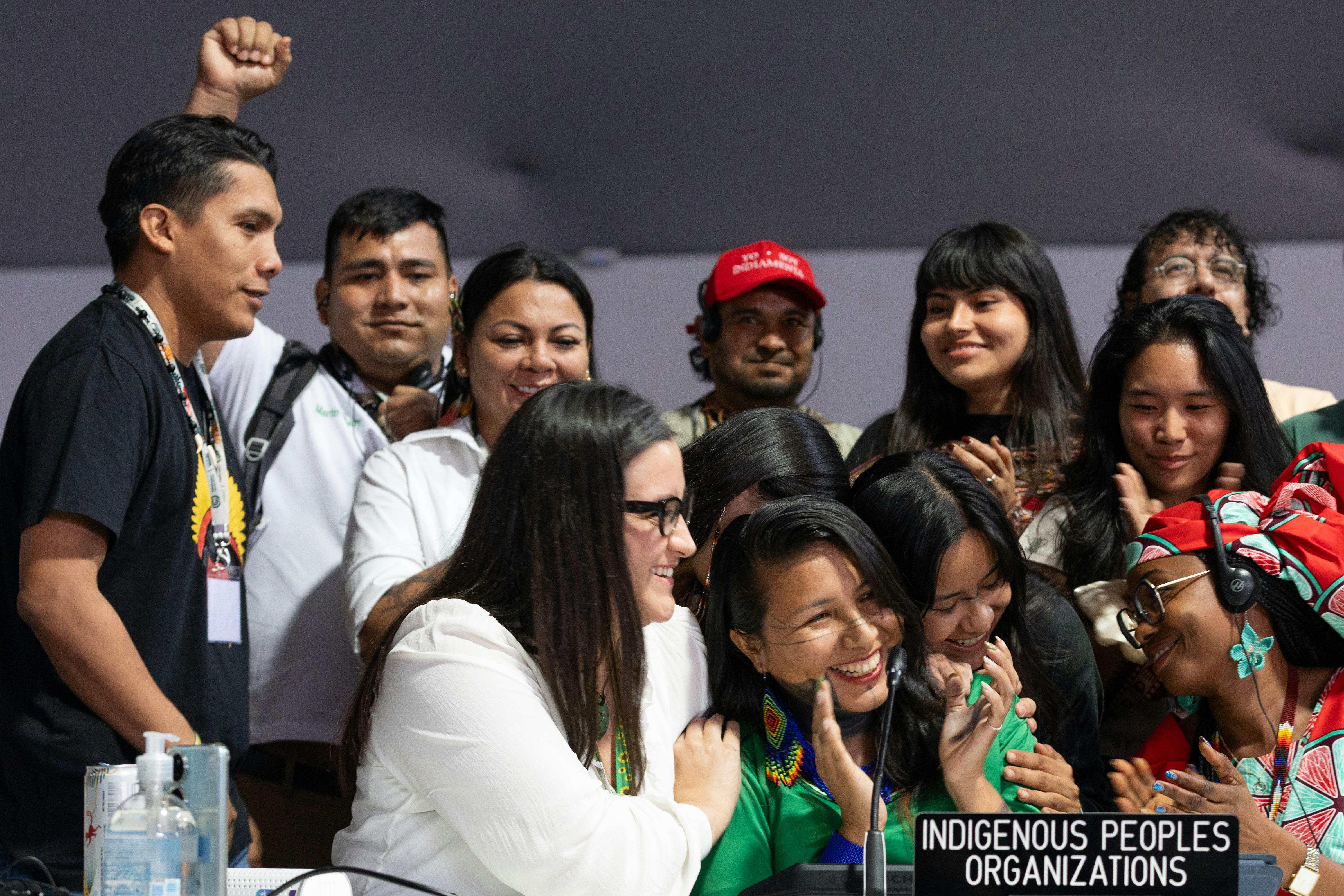 Indigenous Peoples at COP30 closing plenary