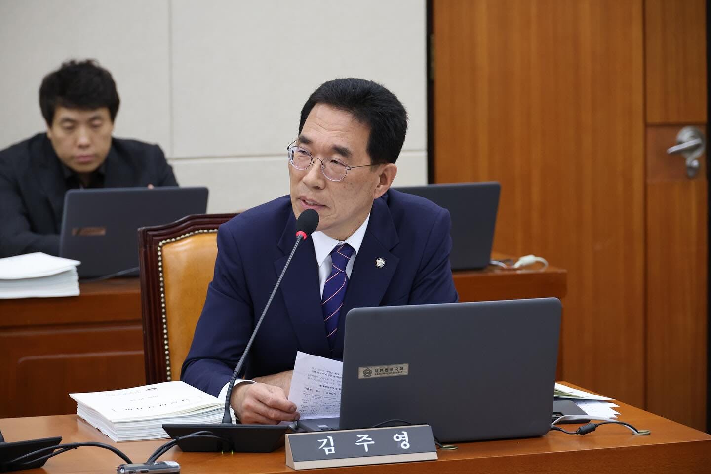 Kim Joo-young, a South Korean lawmaker