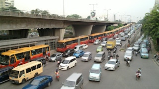traffic jam in jakarta
