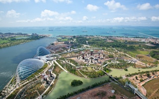 The billion-dollar Gardens by the Bay project is built on 101 hectares of land in Marina Bay, the heart of Singapore's Central Business District.