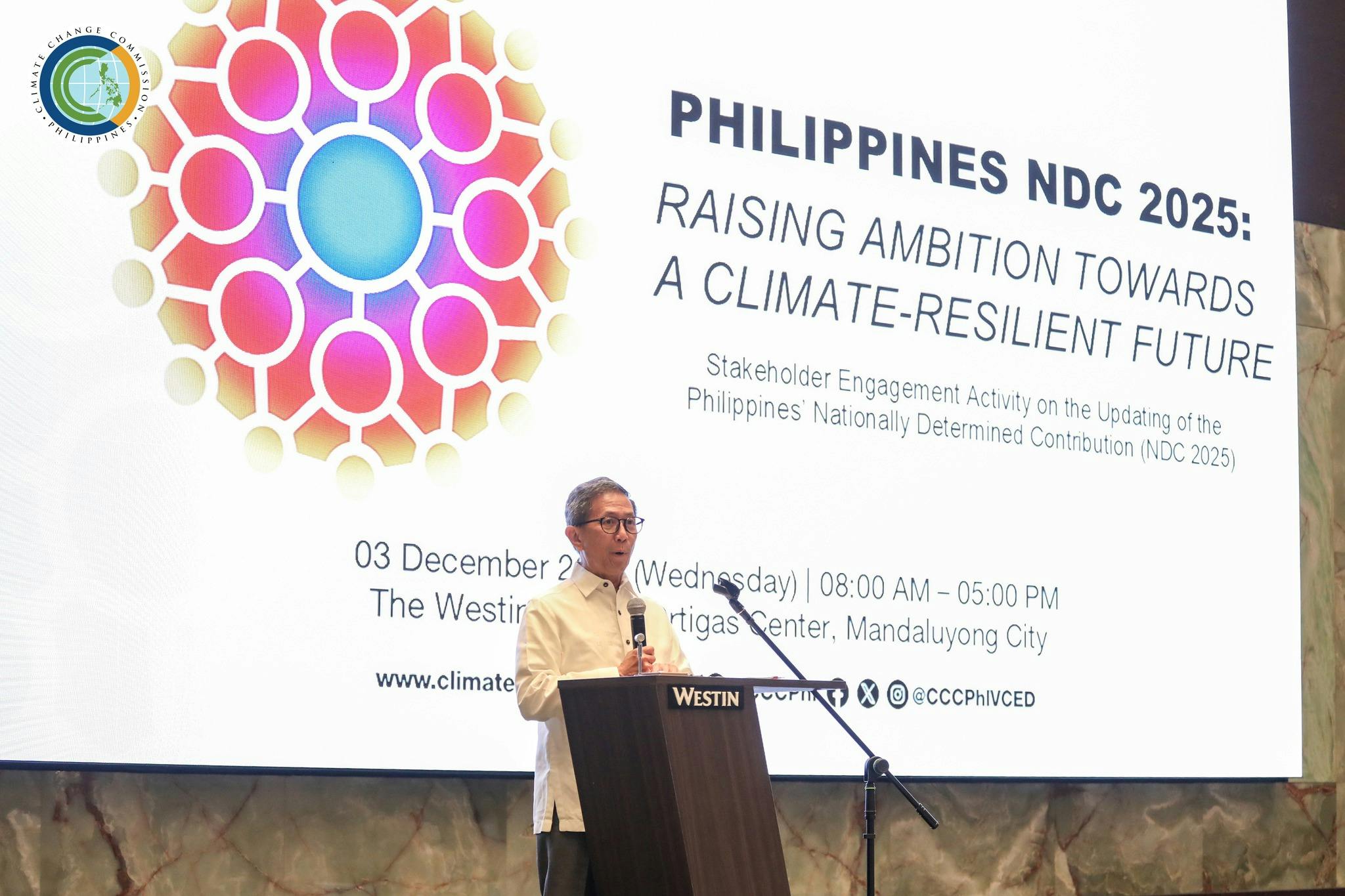 DENR Secretary Raphael Lotilla in multi-sectoral meeting for NDC