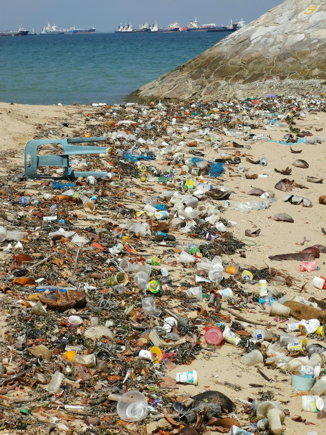 SG beach trash