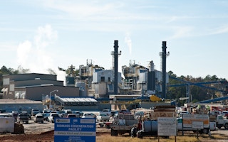 biomass facility in Savannah, Georgia in the United States