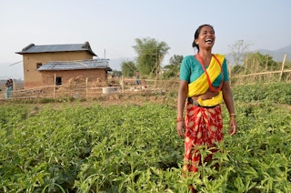 woman nepal climate resilience