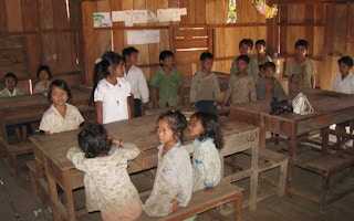 remote cambodian school