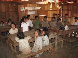 remote cambodian school