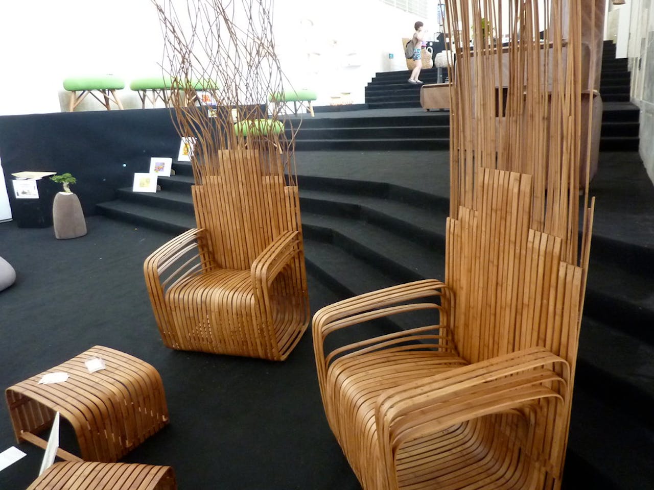 bamboo chairs for living room