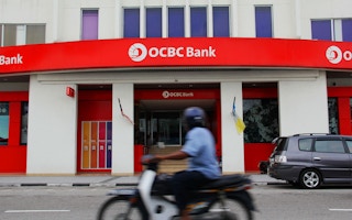 OCBC Bank branch in Georgetown, Malaysia