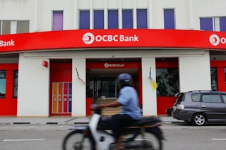 OCBC Bank branch in Georgetown, Malaysia
