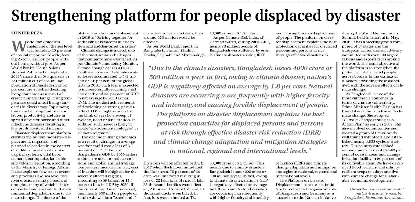 climate news bangladesh