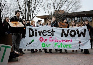 student activism divestment at tufts university
