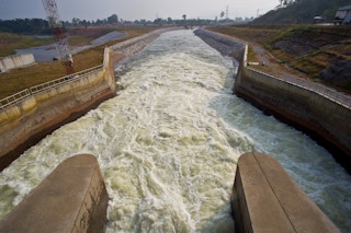Hydropower dam in Laos