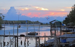 A fishing village in Sabah